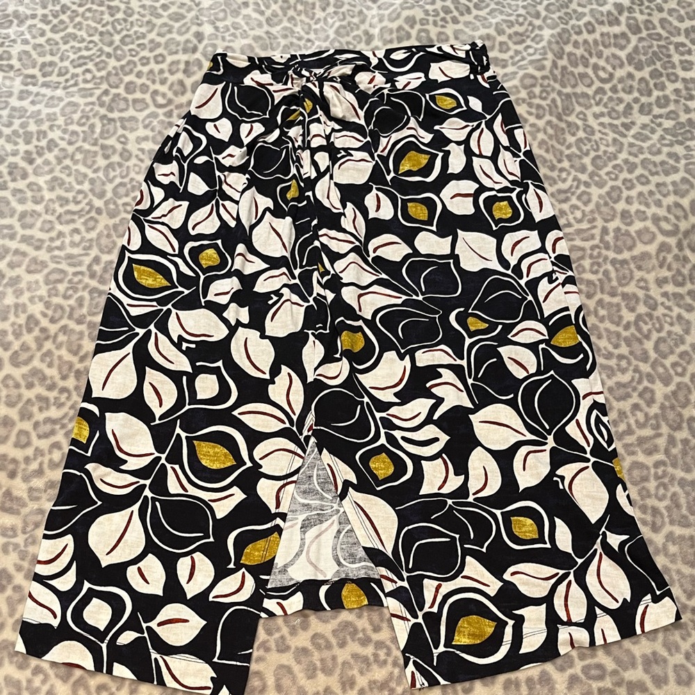 Anthropologie sarong style midi skirt Size L